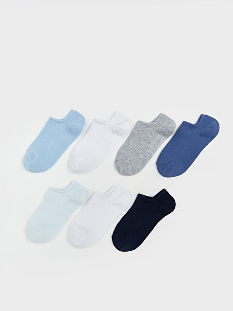 LCW Kids Basic Erkek Çocuk Sneaker Çorap 7'li - S5PQ58Z4-K00