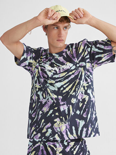 XSIDE Bisiklet Yaka Baskılı Penye Erkek Tişört - S5PR09Z8-HZX