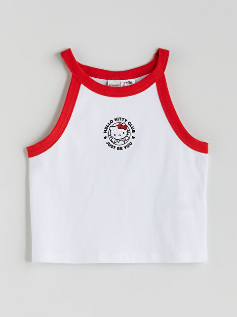 LCW Kids Halter Yaka Hello Kitty Baskılı Kız Çocuk Crop Atlet - S5PT10Z4-Q6K