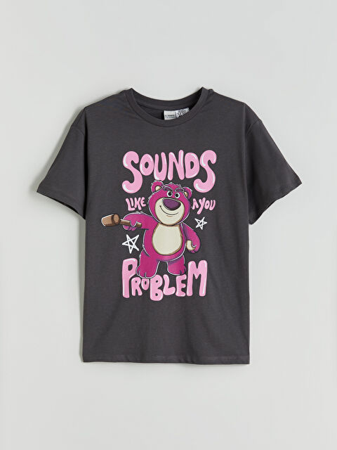 LCW Kids Bisiklet Yaka Toy Story Baskılı Kız Çocuk Tişört - S5PT31Z4-HJU