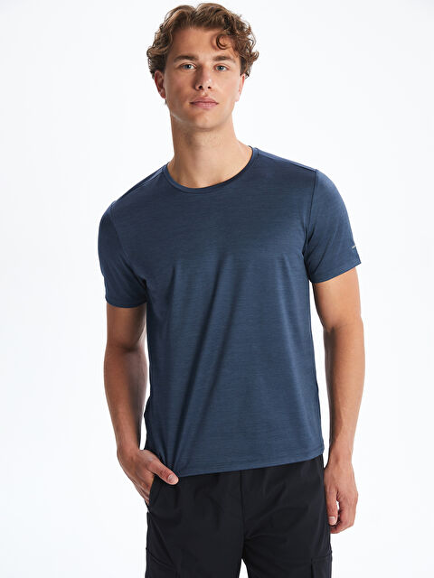 XSIDE ACTIVE Bisiklet Yaka Erkek Spor Tişört - S5PT41Z8-CRP