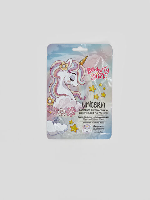 Beauty Girl Kağıt Yüz Maskesi