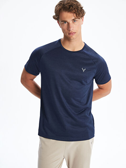 XSIDE ACTIVE Bisiklet Yaka Erkek Spor Tişört - S5PT43Z8-D3X