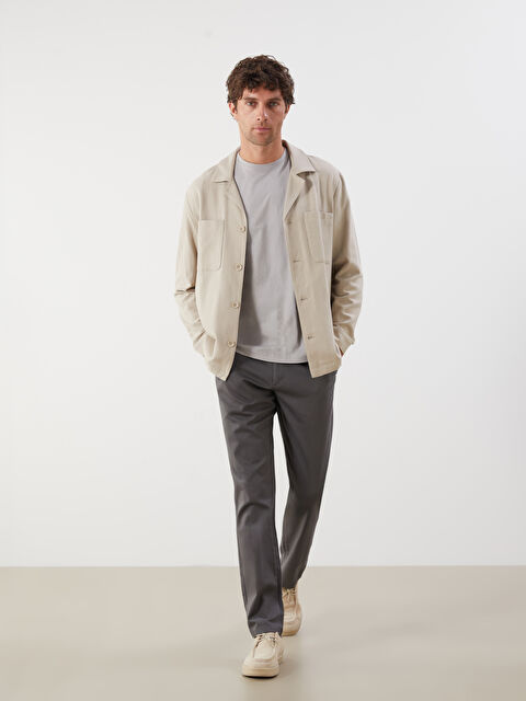 LCWAIKIKI Classic Standart Kalıp Gabardin Erkek Chino Pantolon - S5PT82Z8-CX2