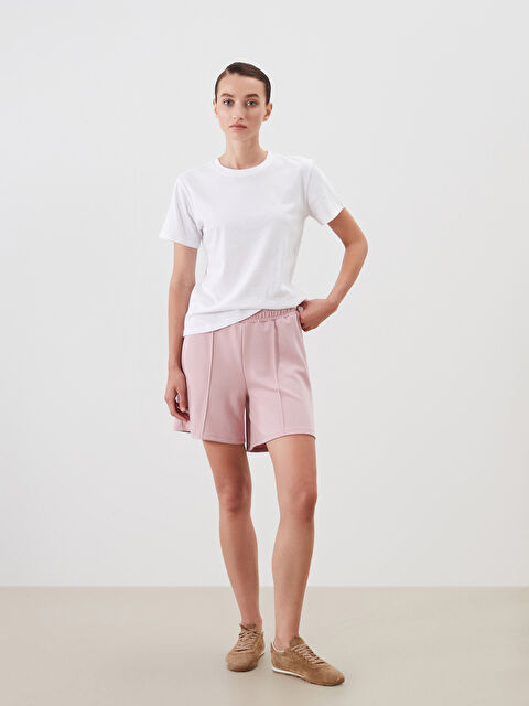 LCW Comfort Beli Lastikli Kadın Şort - S5PU47Z8-JH4