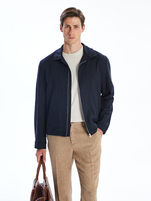 LCW Vision Standart Kalıp Ceket Yaka Erkek Mont - S5PU77Z8-RFH