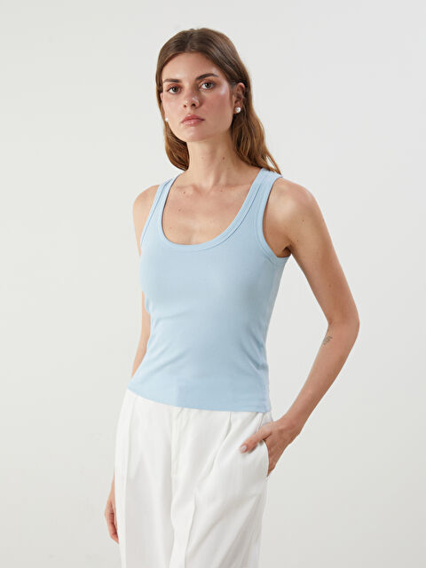 LCW Vision U Yaka Kadın Atlet - S5PU79Z8-FND