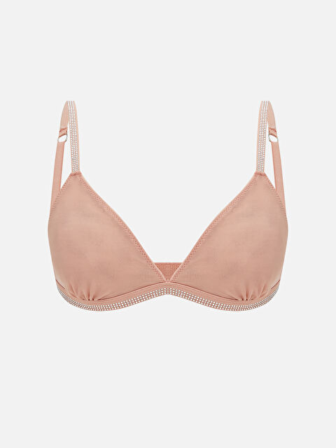 LCW DREAM Balensiz Dolgusuz Parlak Taşlı Fantezi Sütyen - S5PU84Z8-QVT