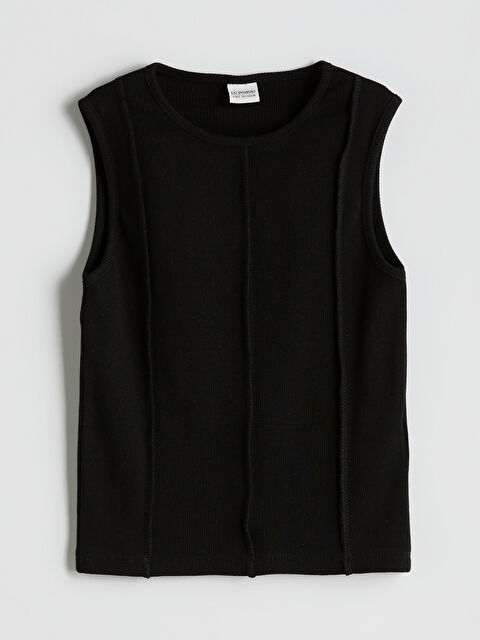 LCW Kids Bisiklet Yaka Kız Çocuk Atlet - S5PU87Z4-CVL