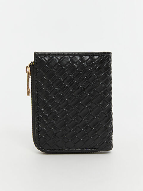 LCW ACCESSORIES Deri Görünümlü Kroko Desenli Kadın Cüzdan - S5PV17Z8-HUC