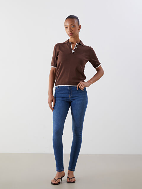 LCW Jeans Jüpiter Süper Skinny Fit Kadın Jean Pantolon - S5PY38Z8-507