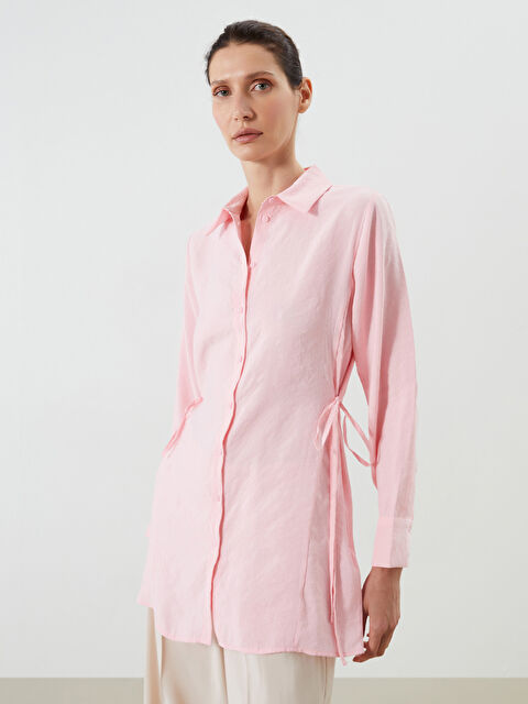 LCWAIKIKI Classic Modal Karışımlı Kadın Gömlek Tunik - S5Q184Z8-FVB