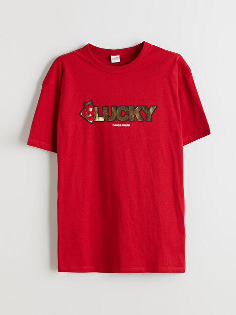 LCW Kids Bisiklet Yaka Erkek Çocuk Tişört - S5Q270Z4-R3M