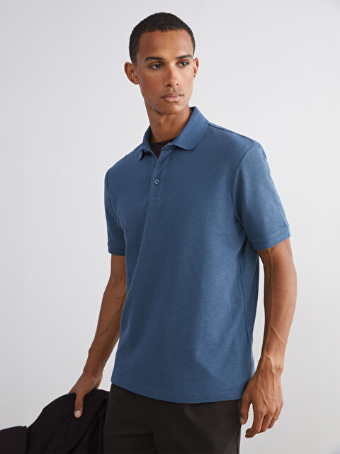 LCW Vision Polo Yaka Kısa Kollu Erkek Tişört