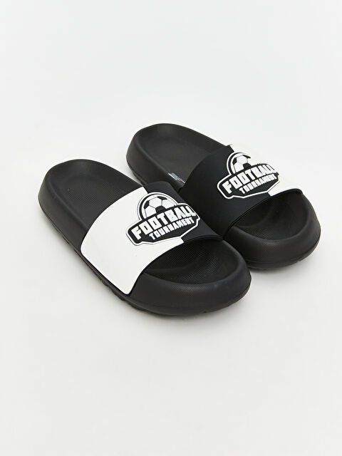 LCW STEPS Futbol Topu Baskılı Erkek Çocuk Terlik - S5Q384Z4-UBQ