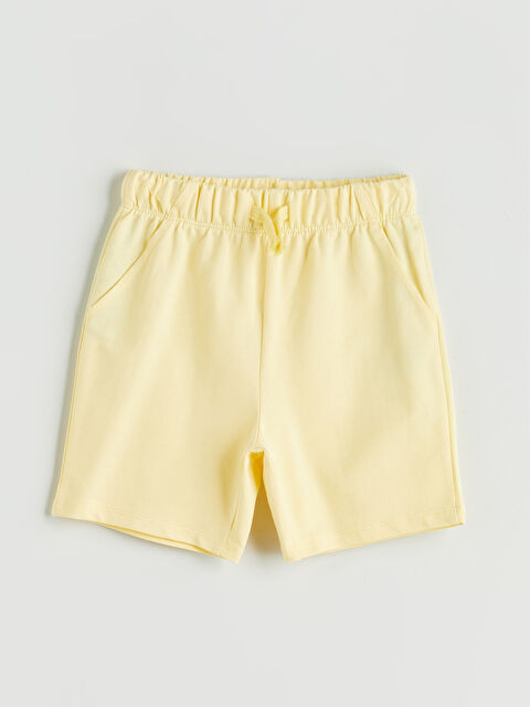 LCW Kids Beli Lastikli Basic Erkek Çocuk Şort