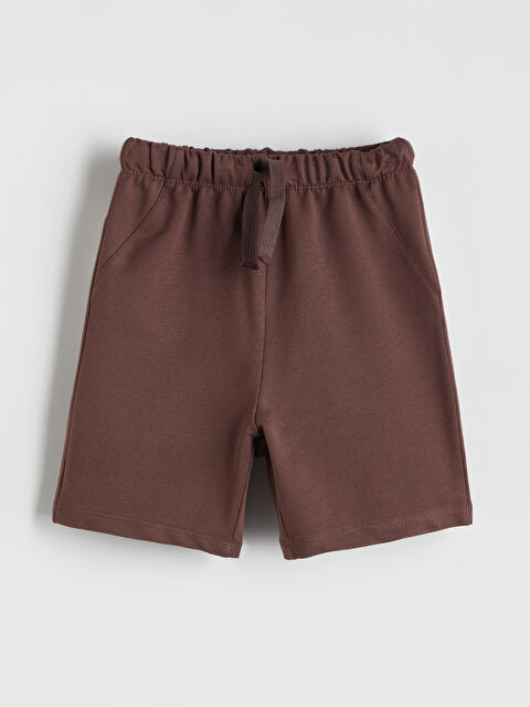 LCW Kids Beli Lastikli Basic Erkek Çocuk Şort - S5Q508Z1-Z7U