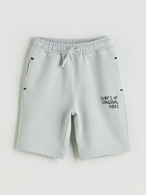 LCW Kids Rahat Kalıp Beli Lastikli Erkek Çocuk Şort - S5Q509Z1-FKD