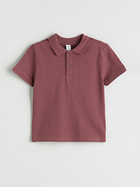 LCW Kids Polo Yaka Basic Erkek Çocuk Tişört - S5Q529Z1-H8W