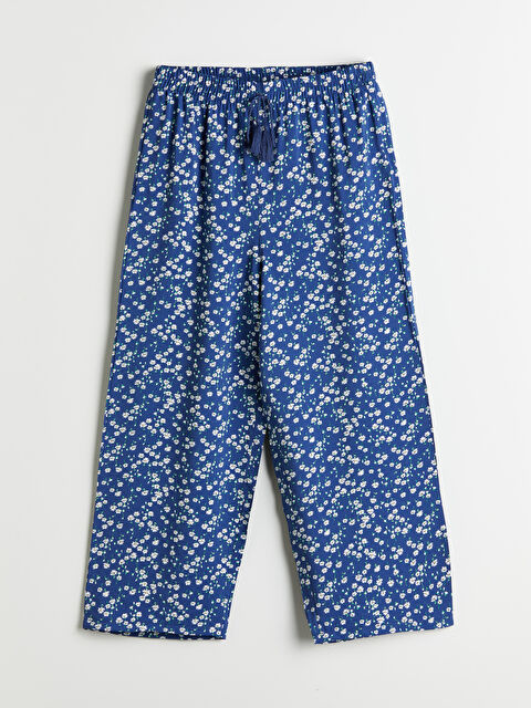 LCW DREAM Beli Lastikli Çiçekli Kadın Pijama Alt - S5Q616Z8-LSJ