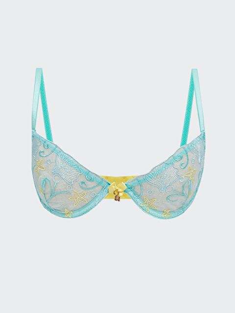 LCW DREAM Balenli Dolgusuz Desenli Fantezi Tişört Sütyen - S5Q871Z8-CUF