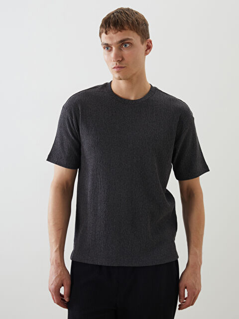 LCW Vision Bisiklet Yaka Erkek Tişört - S5Q883Z8-CWN