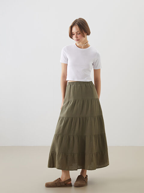 XSIDE Beli Lastikli Katkat Etek - S5Q949Z8-CS4