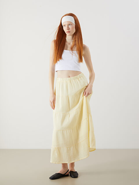 XSIDE Beli Lastikli Katkat Etek - S5Q949Z8-ETY