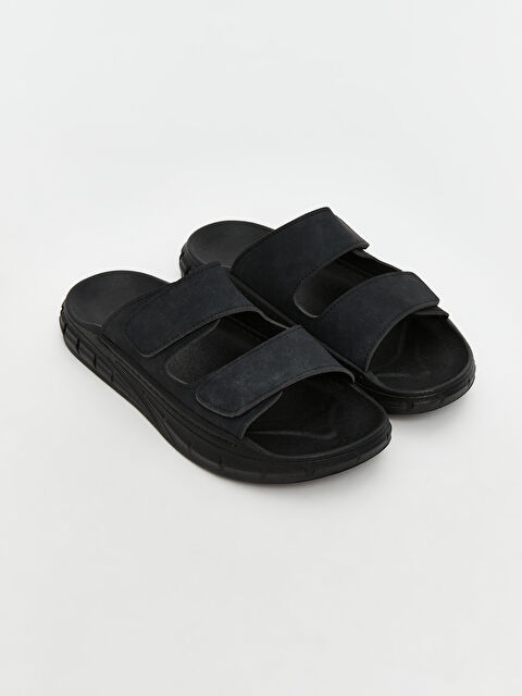 LCW STEPS Süet Görünümlü Erkek Terlik - S5Q966Z8-HUC