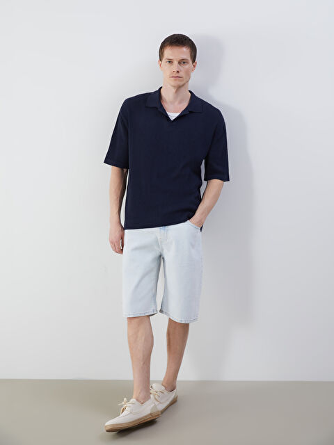 LCW Jeans Loose Fit Erkek Jean Şort - S5Q986Z8-311