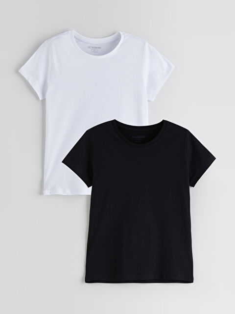 LCW Kids Crew Neck Boys' Vest 2 Pack - S5QB98Z4-JYX