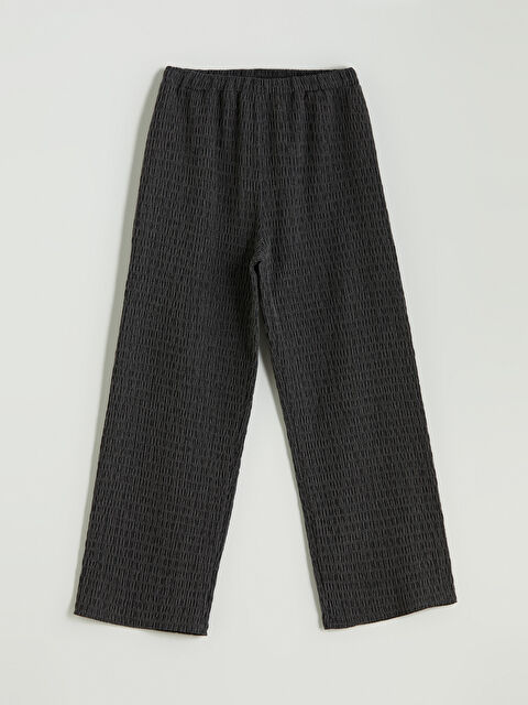 LCW Kids Beli Lastikli Dokulu Kız Çocuk Pantolon - S5QC79Z4-HJU