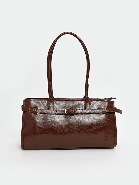 LCW ACCESSORIES Deri Görünümlü Kadın Baget Çanta - S5QD17Z8-HKQ