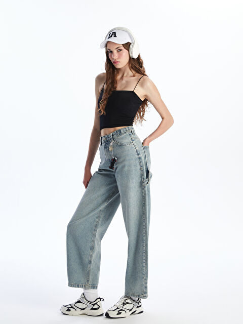 XSIDE جینزی فیتی فراوان بۆ ژنان - S5QD22Z8-UCY