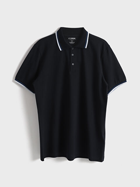 LCWAIKIKI Basic Polo Yaka Kısa Kollu Pike Erkek Tişört - S61363Z8-RFH