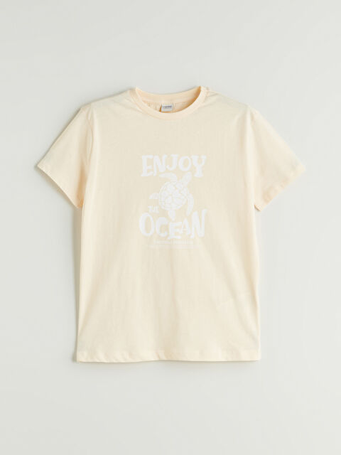 LCW Kids Bisiklet Yaka Kız Çocuk Tişört - S5QE06Z4-ZS3