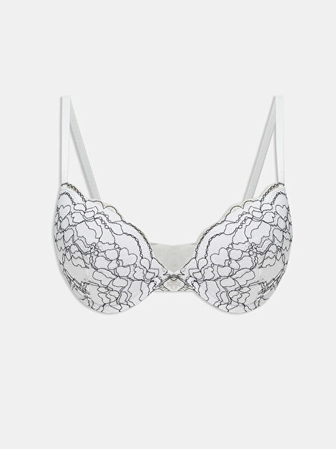 LCW DREAM Balenli Dolgusuz Dantelli Tişört Sütyen - S5QE69Z8-FFB