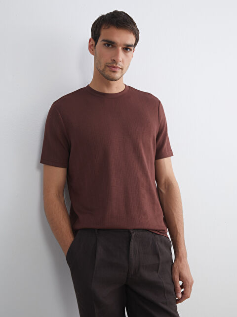 SOUTHBLUE Bisiklet Yaka Erkek Tişört - S5QE90Z8-REE