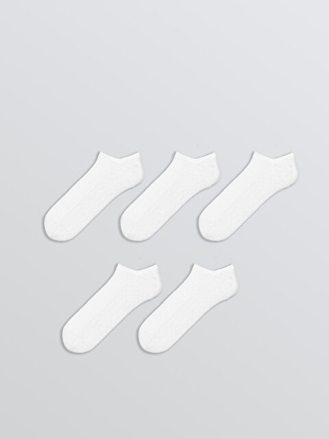 LCW ACCESSORIES Erkek 5'li Paket Sneaker Çorap - S5QF47Z8-J5F