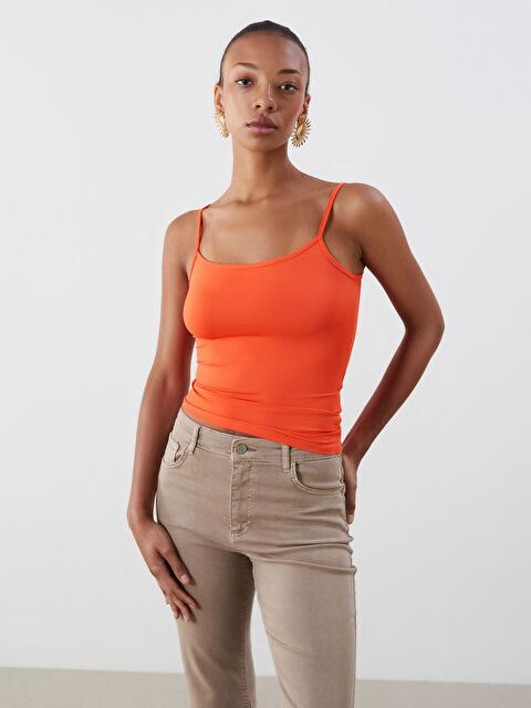 LCW Vision U Yaka Kadın Atlet - S5QF86Z8-GHP