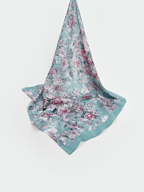 LCW Modest Çiçek Desenli Kadın Şal - S5QF91Z8-LRL