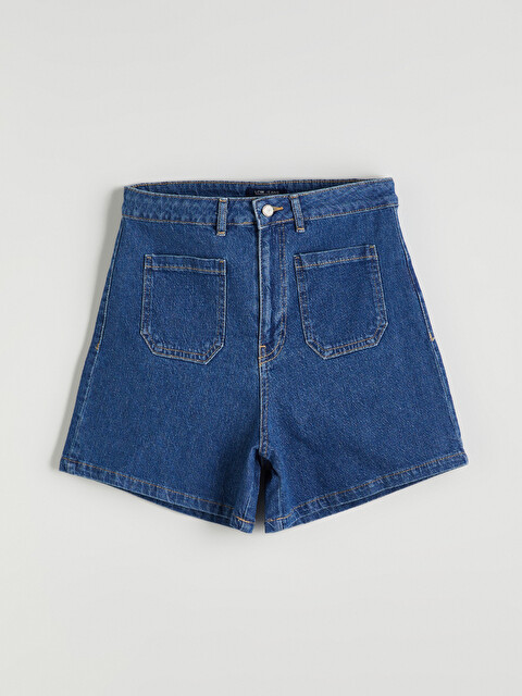 LCW Jeans Regular Fit Women's Denim Shorts - S5QF92Z8-507 - LC Waikiki