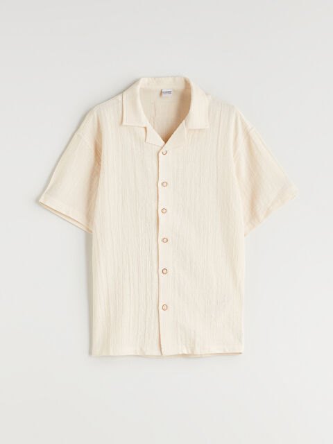 LCW Kids Kısa Kollu Erkek Çocuk Gömlek - S5QG40Z4-J1F