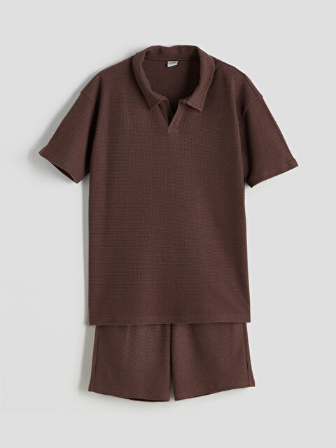 LCW Kids Polo Yaka Erkek Çocuk Tişört ve Şort - S5QH35Z4-HLD