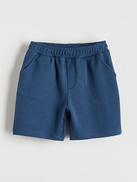 LCW Kids Beli Lastikli Basic Erkek Çocuk Şort - S5QH38Z1-HSD