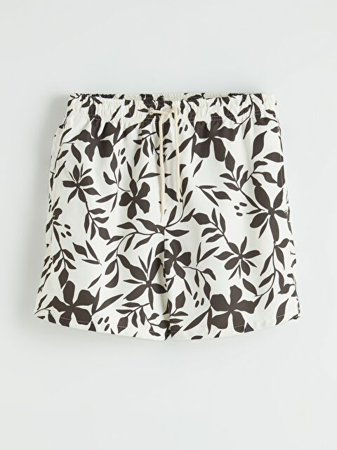 LC WAIKIKI Yaprak ve Çiçek Desenli Erkek Yüzme Şort - S5QH68Z8-LS6