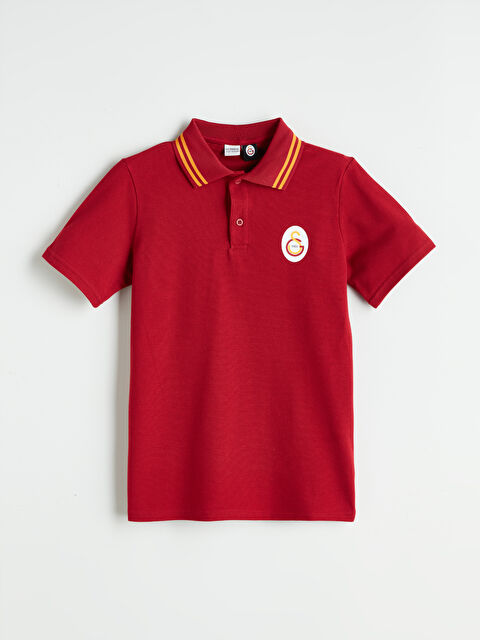 LCW Kids Polo Yaka Galatasaray Baskılı Erkek Çocuk Tişört - S5QH86Z4-J4N