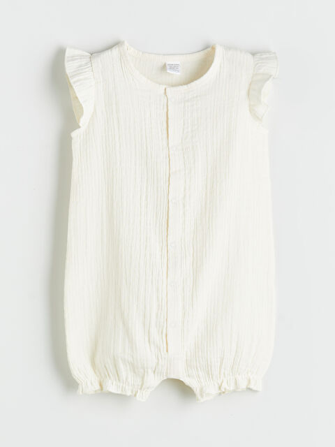 LCW baby Bisiklet Yaka Basic Kız Bebek Tulum - S5QI47Z1-FDU