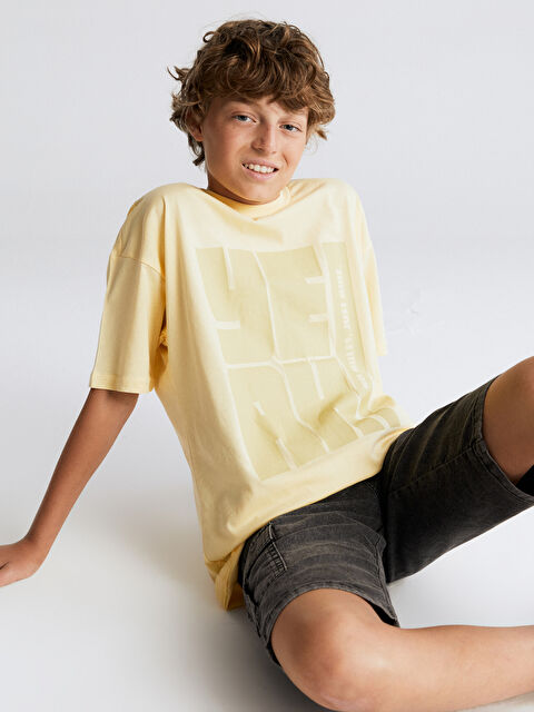 LCW Kids Bisiklet Yaka Erkek Çocuk Tişört - S5QJ76Z4-FRE