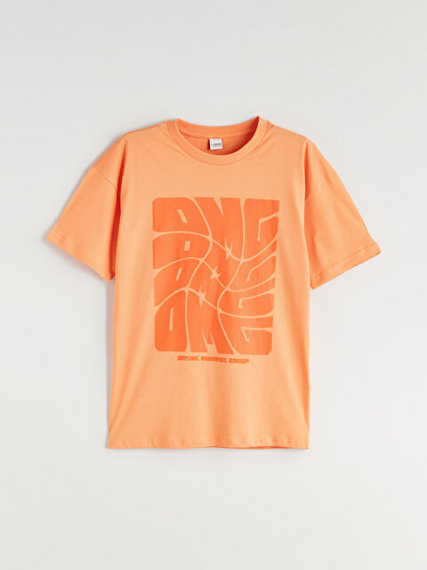 LCW Kids Bisiklet Yaka Erkek Çocuk Tişört - S5QJ78Z4-GEH